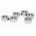 Pièce pour voiture electrique tous chemin 1/10 Roulements 11x5x4mm (6 pcs) Pièce pour voiture electrique tous chemin 1/10 Roulements 11x5x4mm (6 pcs)