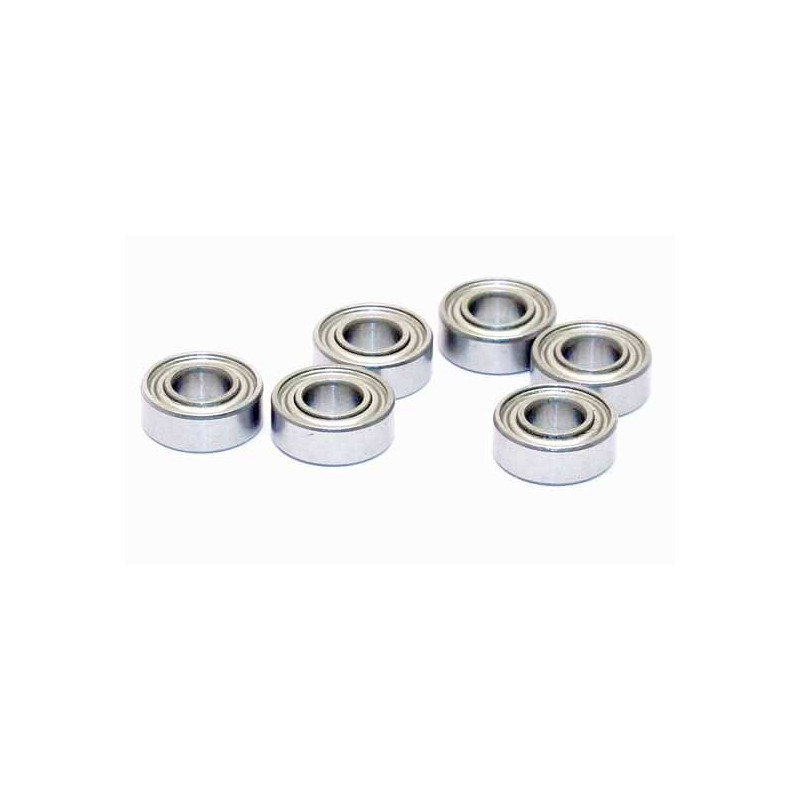 Pièce pour voiture electrique tous chemin 1/10 Roulements 11x5x4mm (6 pcs)