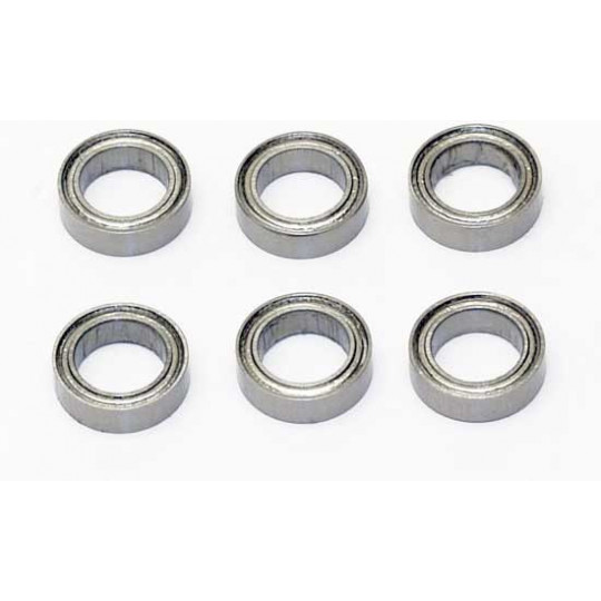 Pièce pour voiture thermique tous chemin 1/10 Roulements 8x12x3,5mm (6pcs) Pièce pour voiture thermique tous chemin 1/10 Roulements 8x12x3,5mm (6pcs)