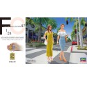 Maquette de voiture en plastique US CELEBRITY GIRLS 1/24 Maquette de voiture en plastique US CELEBRITY GIRLS 1/24
