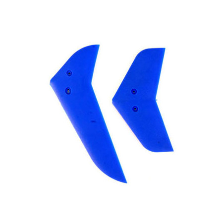Pièce pour hélicoptère électrique STABILISATEUR ET DERIVE BLEU Pièce pour hélicoptère électrique STABILISATEUR ET DERIVE BLEU