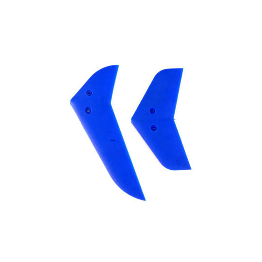 Pièce pour hélicoptère électrique STABILISATEUR ET DERIVE BLEU