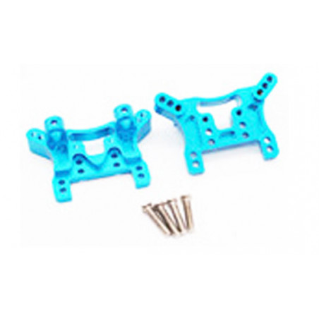 Pièce pour Buggy electrique 1/18 Sup. amortisseurs alu Mini MHD Pièce pour Buggy electrique 1/18 Sup. amortisseurs alu Mini MHD