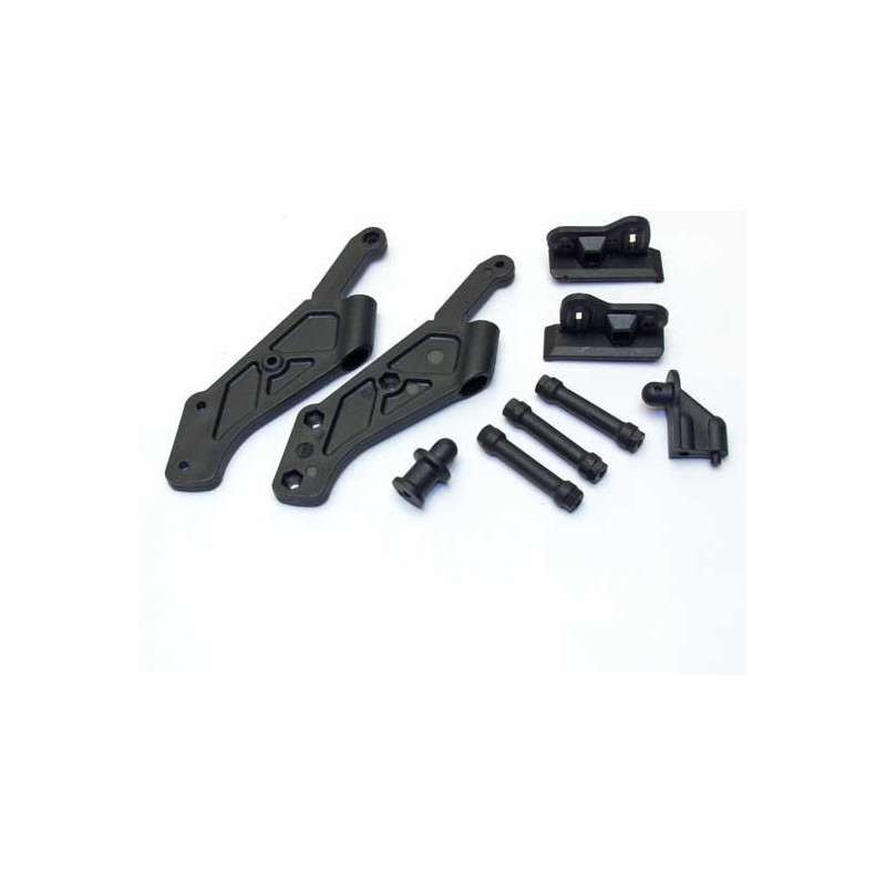 Pièce pour voiture thermique tous chemin 1/8 Support Aileron Arrière