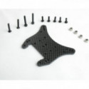 Pièce pour voiture electrique tous chemin 1/10 Support Amort. arr carbone Pièce pour voiture electrique tous chemin 1/10 Support Amort. arr carbone