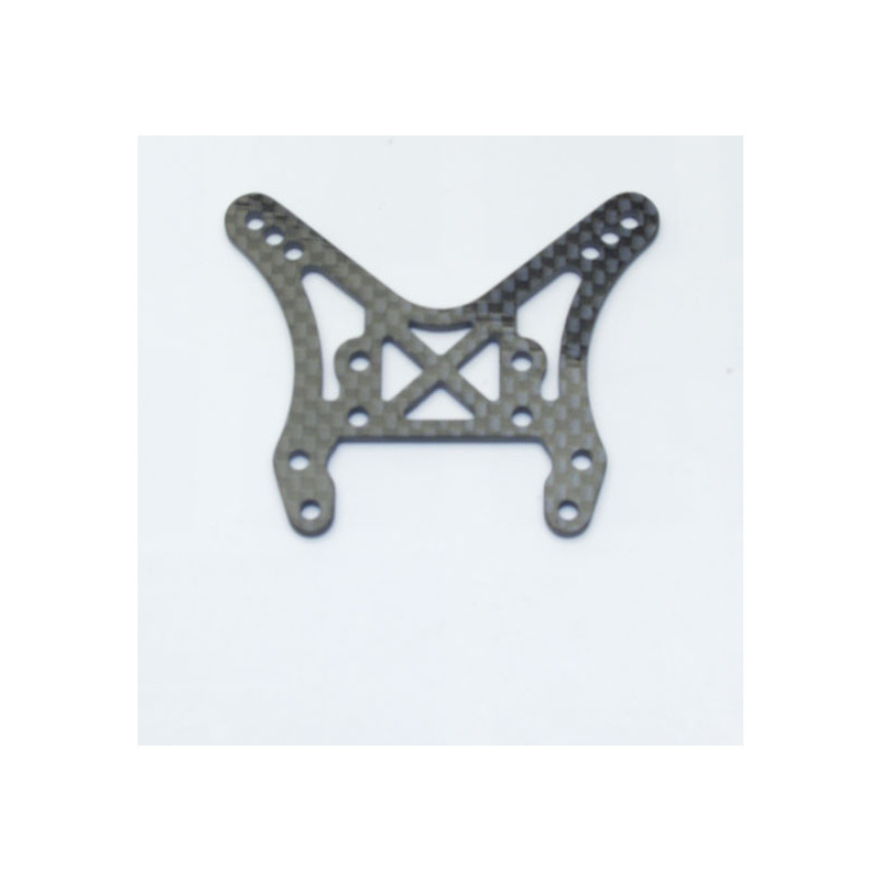 Pièce pour voiture electrique tous chemin 1/10 Support Amort. Avt RallyCarbon