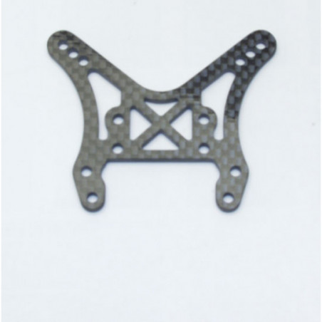Pièce pour voiture electrique tous chemin 1/10 Support Amort. Avt RallyCarbon