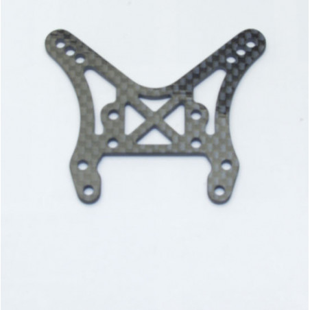 Pièce pour voiture electrique tous chemin 1/10 Support Amort. Avt RallyCarbon