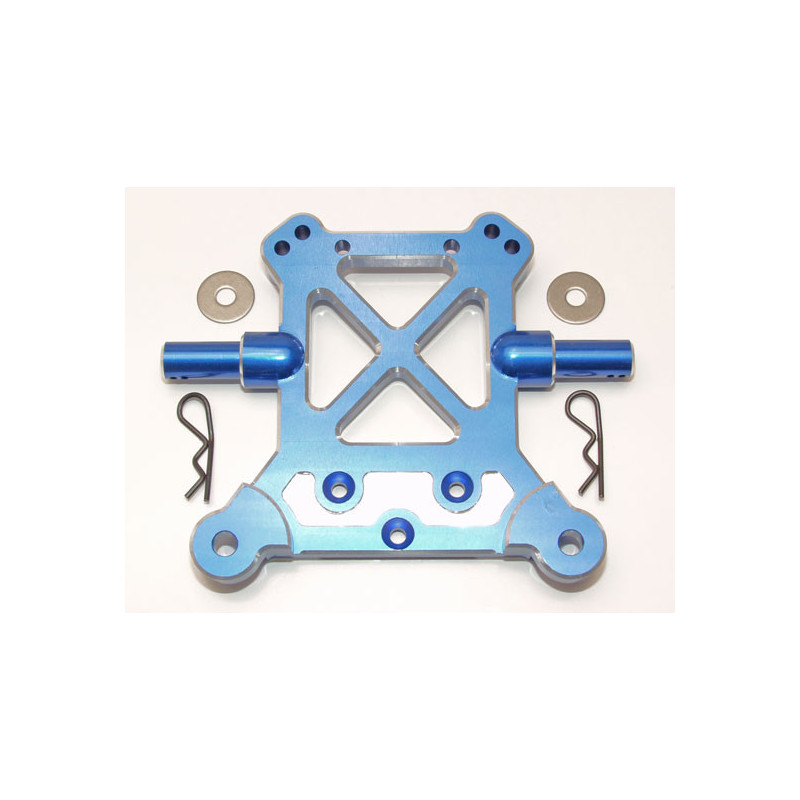 Pièce pour voiture thermique tous chemin 1/5 SUPPORT AMORT. LONG ARR ALU