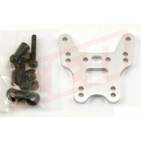 Pièce pour voiture thermique tous chemin 1/16 SUPPORT AMORTISSEUR AVANT ALU Pièce pour voiture thermique tous chemin 1/16 SUPPORT AMORTISSEUR AVANT ALU