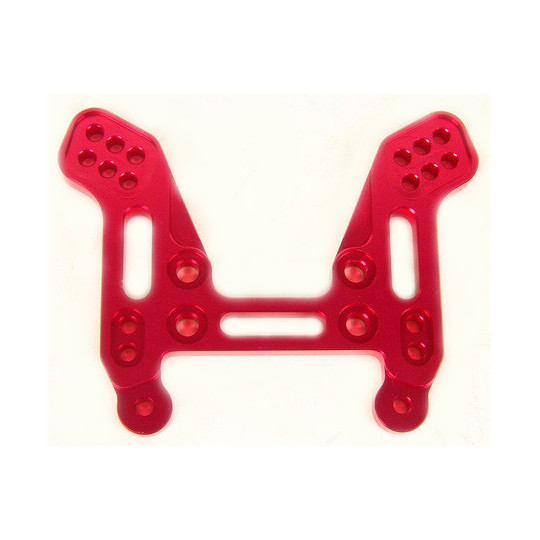 Pièce pour voiture thermique tous chemin 1/8 SUPPORT AMORTISSEURS AVANT ALU Pièce pour voiture thermique tous chemin 1/8 SUPPORT AMORTISSEURS AVANT ALU