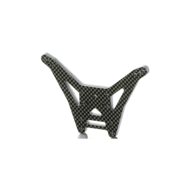 Pièce pour voiture thermique tous chemin 1/10 SUPPORT AMORTISSSEUR CARBONE