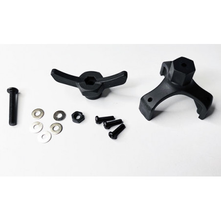 Pièce pour voiture electrique tous chemin 1/10 Support de roue de secours Pièce pour voiture electrique tous chemin 1/10 Support de roue de secours