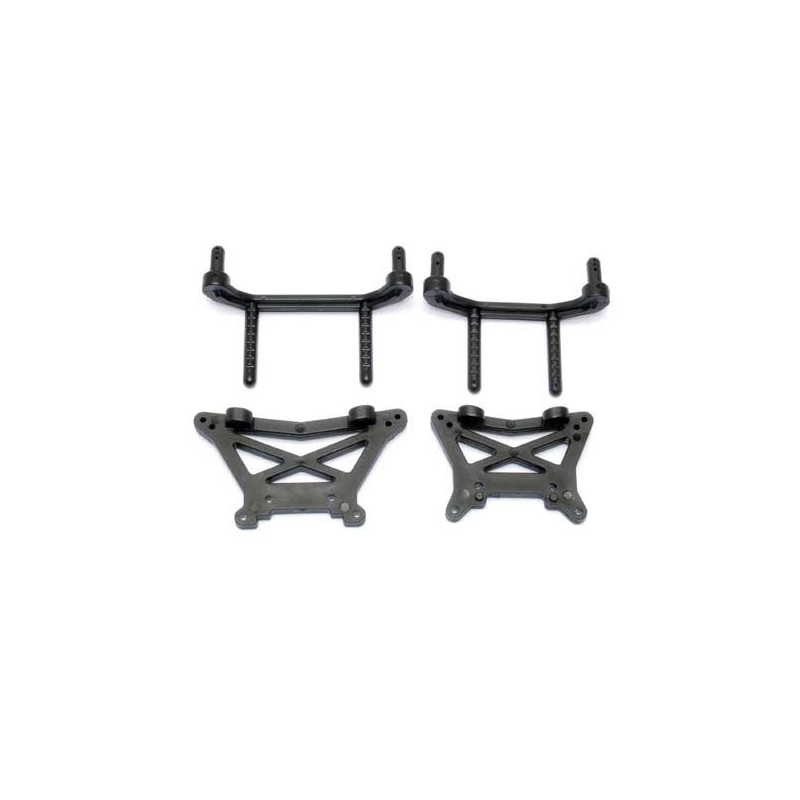 Pièce pour voiture electrique tous chemin 1/10 Supports carro. / amortisseurs