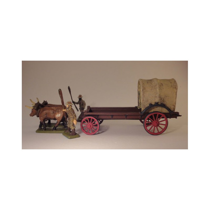 Figurine Colonial Ox Wagon 1/72