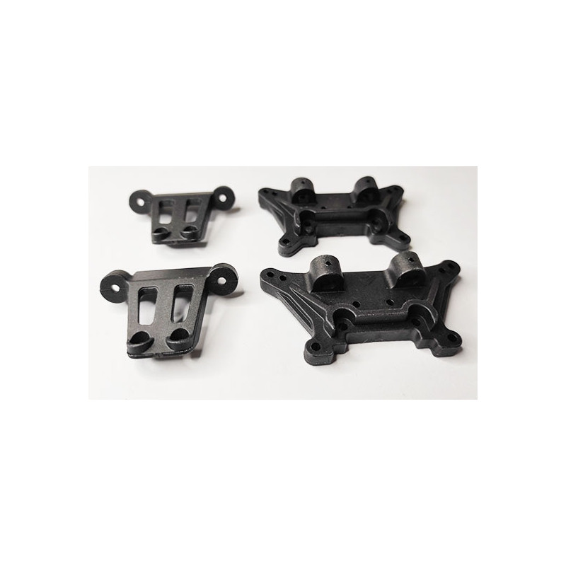 Pièce pour voiture electrique tous chemin 1/10 Supports d'amortisseurs