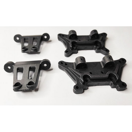 Pièce pour voiture electrique tous chemin 1/10 Supports d'amortisseurs Pièce pour voiture electrique tous chemin 1/10 Supports d'amortisseurs