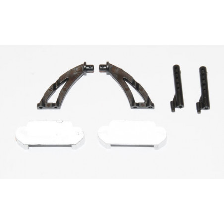 Pièce pour Buggy electrique 1/18 Supports de carro et d'aileron Pièce pour Buggy electrique 1/18 Supports de carro et d'aileron