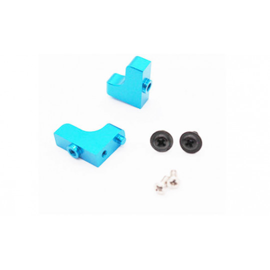 Pièce pour Buggy electrique 1/18 Supports servo Alu Mini MHD Pièce pour Buggy electrique 1/18 Supports servo Alu Mini MHD