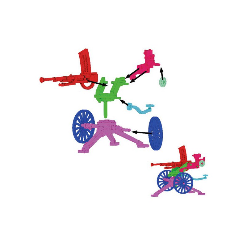 Figurine Japanese Type 98 AA 20mm Gun WWII