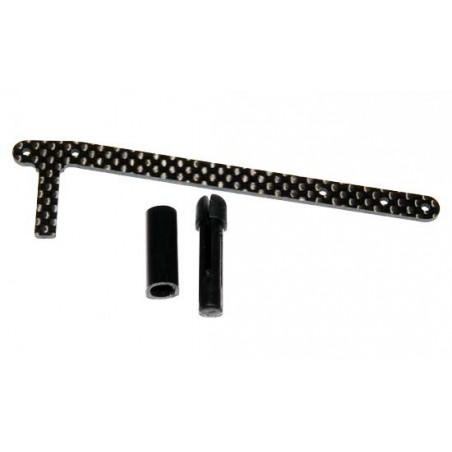 Pièce pour voilier radiocommandé Tête de mât carbone Focus II Pièce pour voilier radiocommandé Tête de mât carbone Focus II