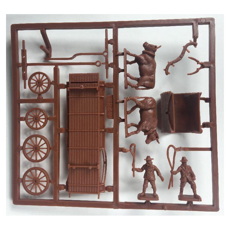 Figurine Colonial Ox Wagon 1/72