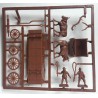 Figurine Colonial Ox Wagon 1/72