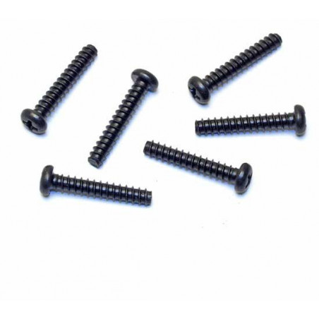 Pièce pour voiture thermique tous chemin 1/8 Vis auto foreuse 3x12 Pièce pour voiture thermique tous chemin 1/8 Vis auto foreuse 3x12