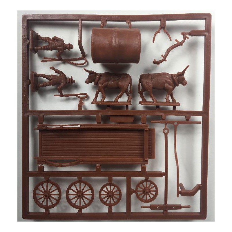 Figurine Colonial Ox Wagon 1/72