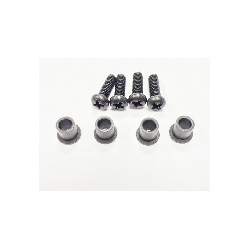 Pièce pour voiture thermique tous chemin 1/8 Vis Fusée + Entretoises Gunner
