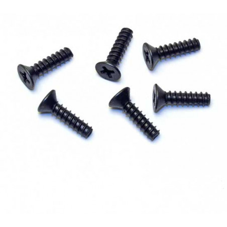 Pièce pour voiture electrique tous chemin 1/10 Vis Parker Cruciforme M3X8 Pièce pour voiture electrique tous chemin 1/10 Vis Parker Cruciforme M3X8