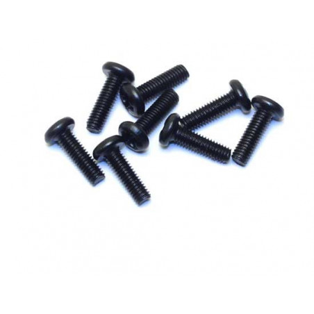 Pièce pour voiture electrique tous chemin 1/10 Vis Parker Tête Ronde 2,5 x12 Pièce pour voiture electrique tous chemin 1/10 Vis Parker Tête Ronde 2,5 x12