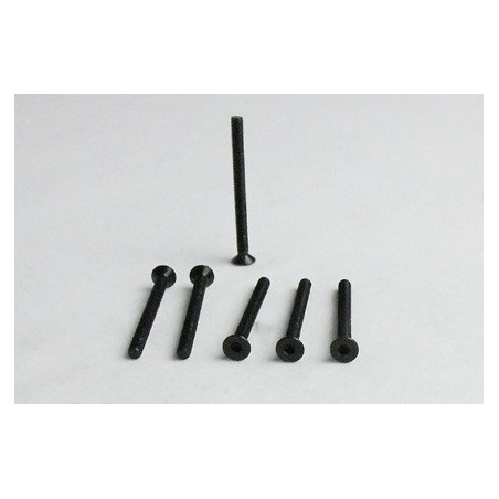 Pièce pour voiture electrique tous chemin 1/10 Vis plate M3*36 6pcs Pièce pour voiture electrique tous chemin 1/10 Vis plate M3*36 6pcs