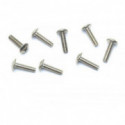 Pièce pour voiture electrique tous chemin 1/10 Vis Tête Bombée M3x12 (8pcs) Pièce pour voiture electrique tous chemin 1/10 Vis Tête Bombée M3x12 (8pcs)