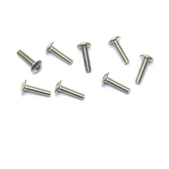 Pièce pour voiture electrique tous chemin 1/10 Vis Tête Bombée M3x12 (8pcs) Pièce pour voiture electrique tous chemin 1/10 Vis Tête Bombée M3x12 (8pcs)