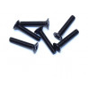 Pièce pour voiture electrique tous chemin 1/10 Vis Tête Plate M3x14 (6pcs)