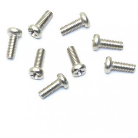 Pièce pour voiture electrique tous chemin 1/10 Vis Tête Plate M3X8 8pcs Pièce pour voiture electrique tous chemin 1/10 Vis Tête Plate M3X8 8pcs