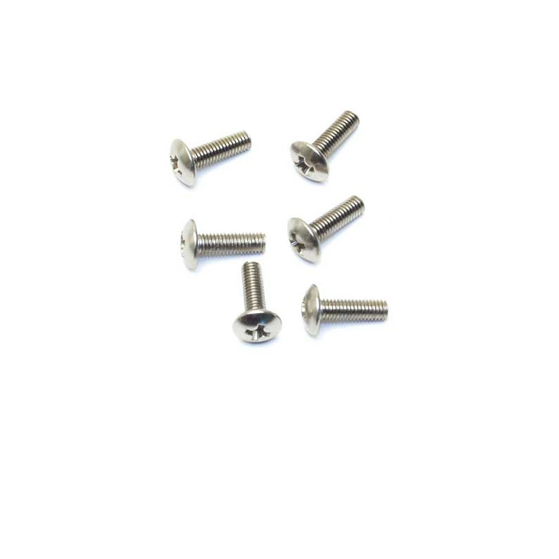 Pièce pour voiture electrique tous chemin 1/10 Vis Tête Ronde M3X10 8pcs