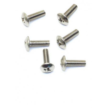Pièce pour voiture electrique tous chemin 1/10 Vis Tête Ronde M3X10 8pcs Pièce pour voiture electrique tous chemin 1/10 Vis Tête Ronde M3X10 8pcs