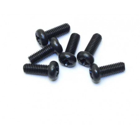 Pièce pour voiture electrique tous chemin 1/10 Vis Tête Ronde M3x8 ( 6 pcs) Pièce pour voiture electrique tous chemin 1/10 Vis Tête Ronde M3x8 ( 6 pcs)