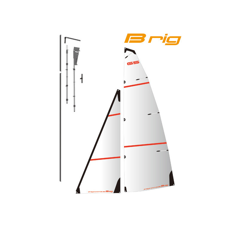 Pièce pour voilier radiocommandé Voiles B en Mylar pour DF65 V6