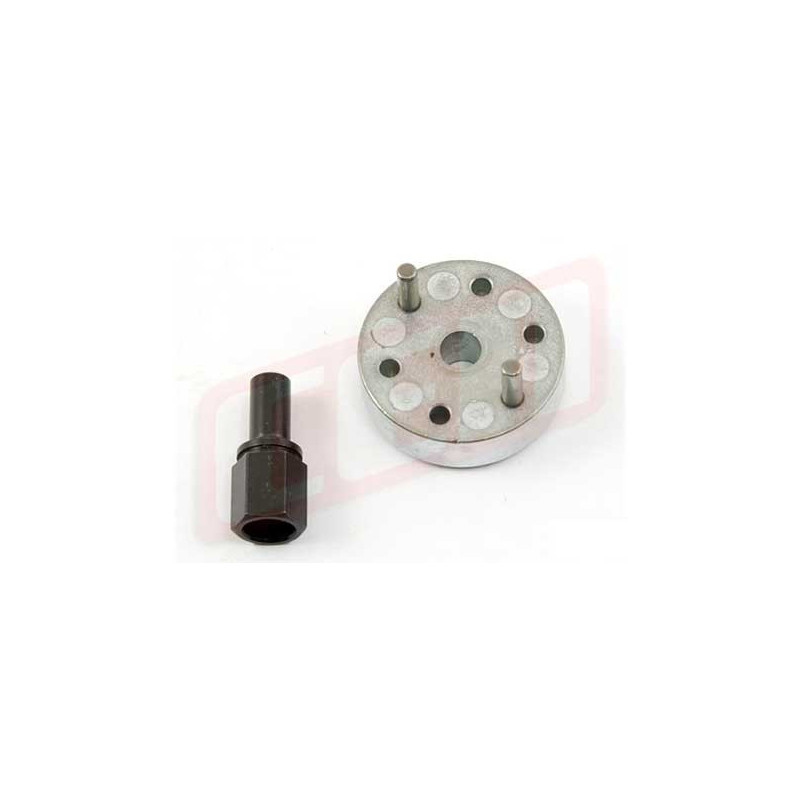 Pièce pour voiture thermique tous chemin 1/16 VOLANT MOTEUR VIL. FILETE