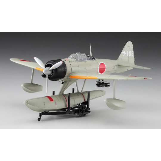 Maquette d'avion en plastique Nakajima A6M2-N Type 2 Fighter Seaplane (RUFE) SASEBO Flying Group 1:48 Maquette d'avion en plastique Nakajima A6M2-N Type 2 Fighter Seaplane (RUFE) SASEBO Flying Group 1:48