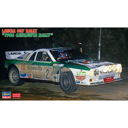 Maquette de voiture en plastique Lancia 037 Rallye « 1986 Catalunya Rally » 1:24 Maquette de voiture en plastique Lancia 037 Rallye « 1986 Catalunya Rally » 1:24