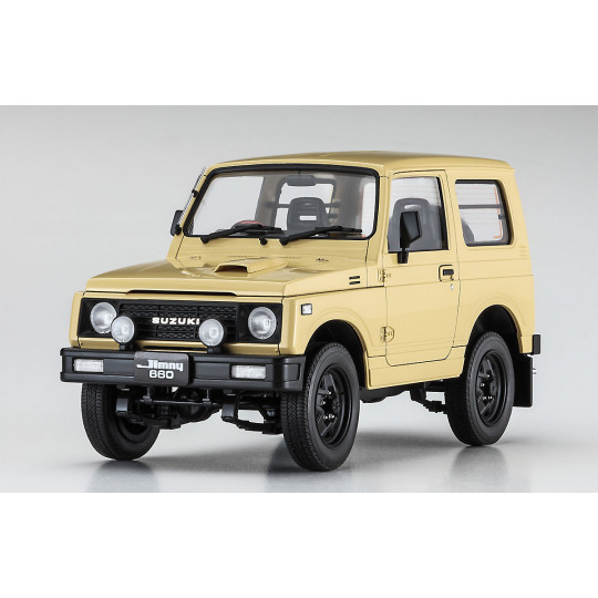 Maquette de voiture en plastique Suzuki Jimny (JA11-1) avec volant bois 1:24 Maquette de voiture en plastique Suzuki Jimny (JA11-1) avec volant bois 1:24