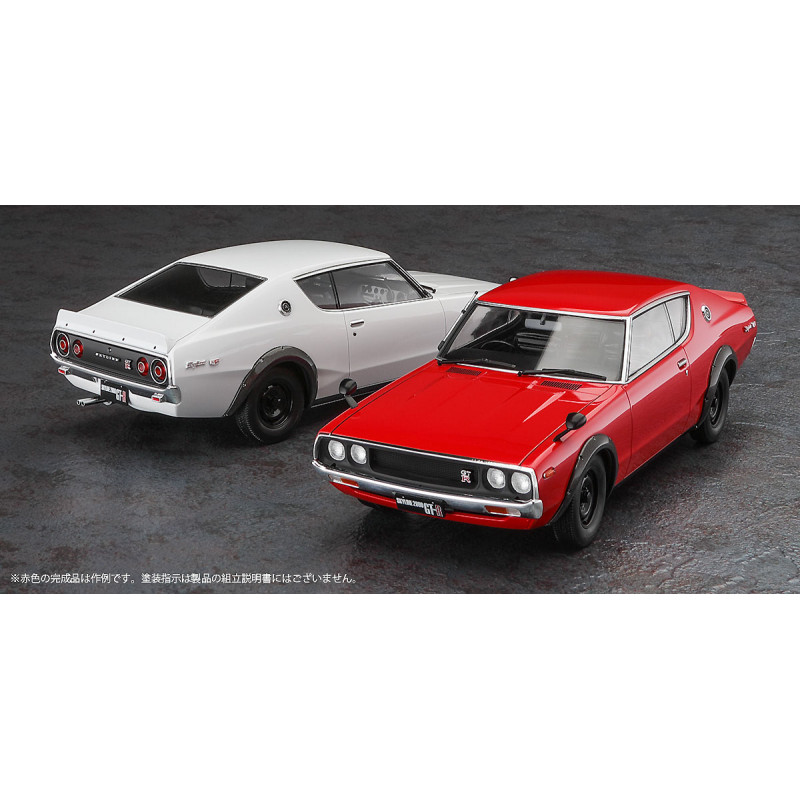 Maquette de voiture en plastique Nissan Skyline 2000GT-R (KPGC110) 1:24 HC49