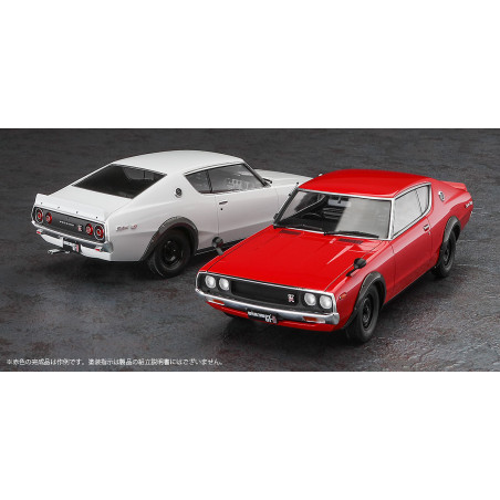 Maquette de voiture en plastique Nissan Skyline 2000GT-R (KPGC110) 1:24 HC49 Maquette de voiture en plastique Nissan Skyline 2000GT-R (KPGC110) 1:24 HC49