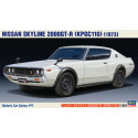 Maquette de voiture en plastique Nissan Skyline 2000GT-R (KPGC110) 1:24 HC49 Maquette de voiture en plastique Nissan Skyline 2000GT-R (KPGC110) 1:24 HC49