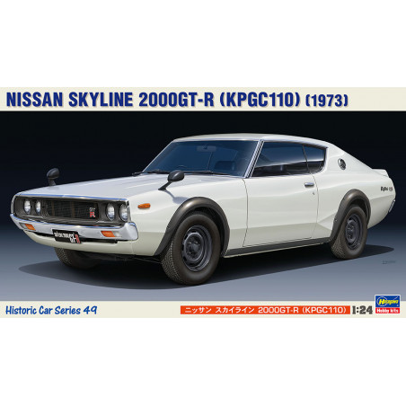 Maquette de voiture en plastique Nissan Skyline 2000GT-R (KPGC110) 1:24 HC49 Maquette de voiture en plastique Nissan Skyline 2000GT-R (KPGC110) 1:24 HC49
