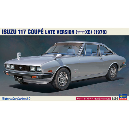 Maquette de voiture en plastique Isuzu 117 Coupé dernière version 1:24 HC50 Maquette de voiture en plastique Isuzu 117 Coupé dernière version 1:24 HC50